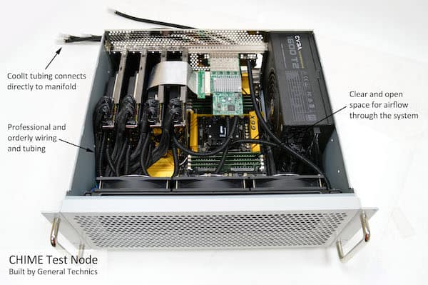 Liquid Cooled CPU Correlator by GT