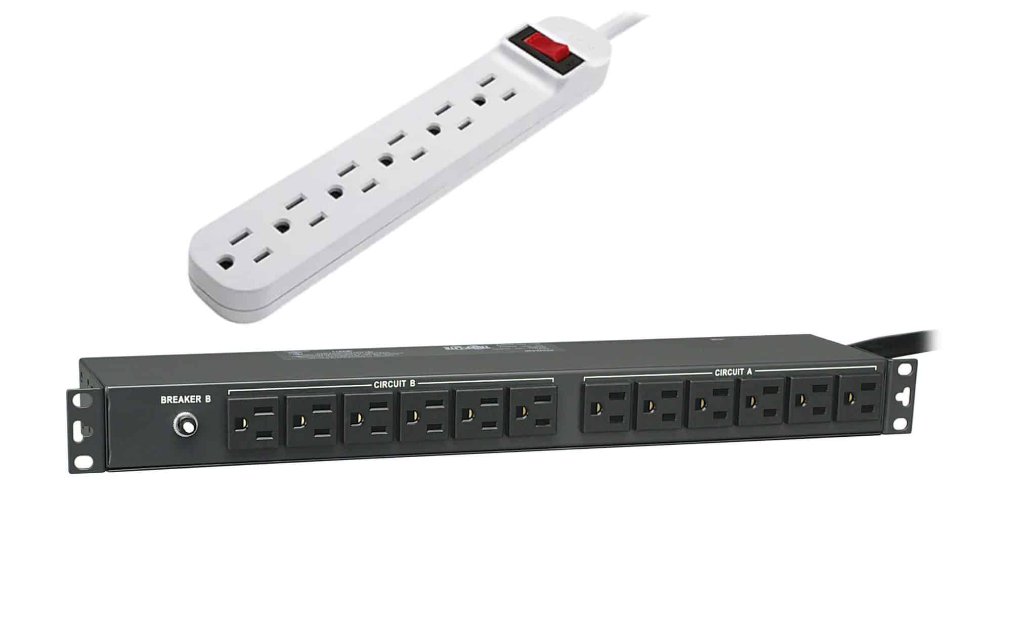 PDU vs. Power Strip General Technics